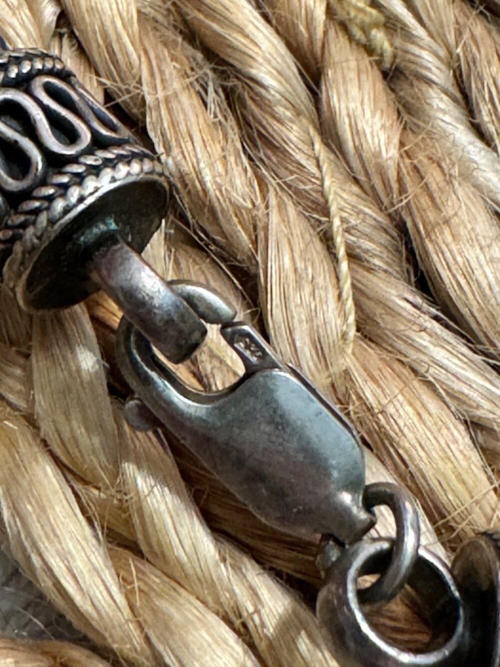 Suarti Bali BA 925 Sterling Silver Thick Foxtail Wheat Bracelet 8” 31g - Picture 13 of 13